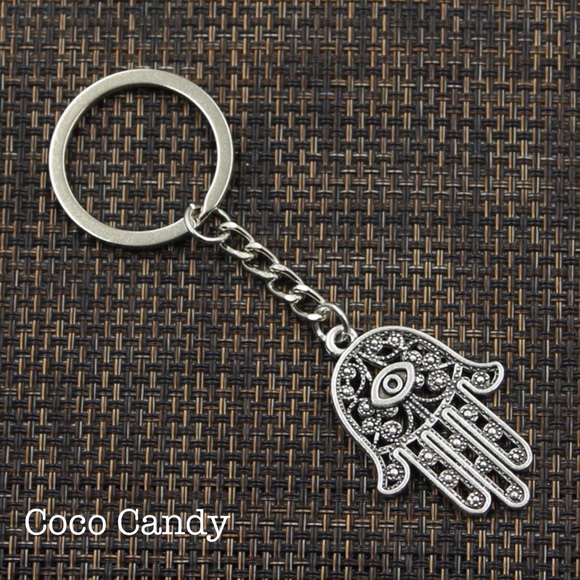 🆕Hamsa Palm Pendant Keychain - Picture 3 of 6